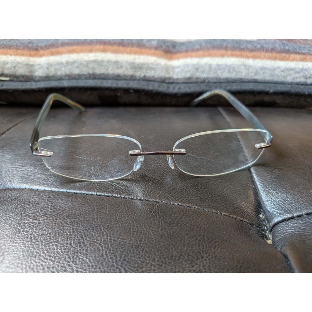 Silhouette 7608 40 6052 Titanium Gray Rimless  Frames 53-17-135 Austria
